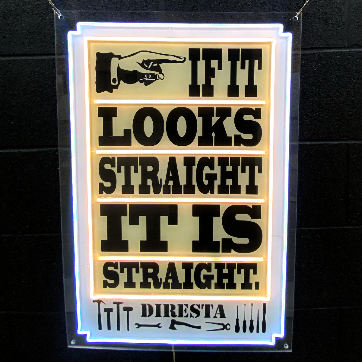 Jimmy DiResta If It Looks Straight Neon – I Make, LLC